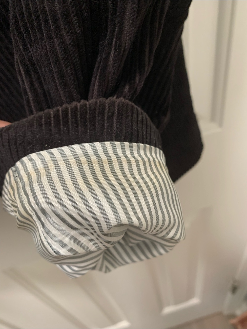 Body by Victoria Black Corduroy Blazer Jacket - Picture 12 of 13